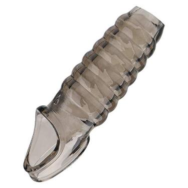 Imagem de Manga de pênis, manga de vibrador, manga de pênis grossa reutilizável, mangas de pênis, bainha de pênis macio de silicone realista, brinquedos sexuais para adultos para homens, extensão do pênis