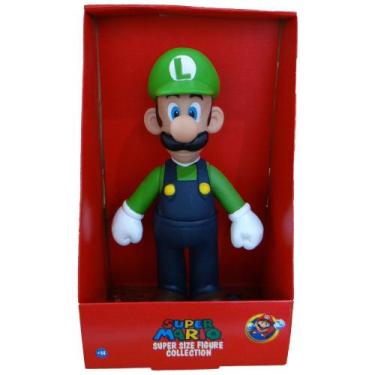 Imagem de Boneco Luigi - Super Mario Bros Grande Kart 64 - Super Size Figure Col