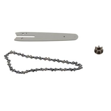 Imagem de Conjunto de Barra Guia e Corrente de 186 Mm para Mini Serra Elétrica de Poda de 6 Polegadas – Perfeito para Aparar árvores Manualmente