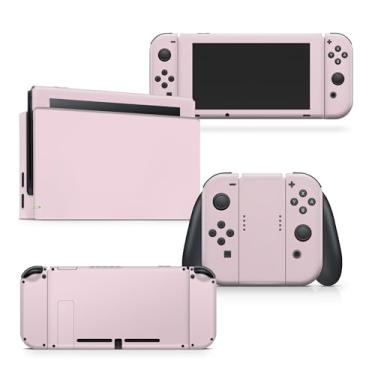 Imagem de Tacky Design Solid Skin Compatible with Nintendo Switch Skin Wrap Cover, Classic Skin for Switch Stickers, Premium 3M Vinyl (Pastel Rose, Nintendo Switch (2017))