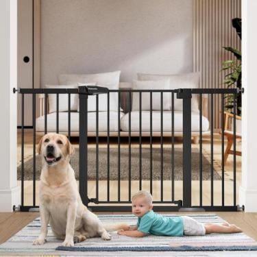 Imagem de Portão de Segurança para Bebê BABELIO - Extra Largo (74-140cm) com Fec