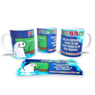 Imagem de Caneca de Porcelana Personalizada Profissões Com Frases Engraçadas e Divertidas (Professor)