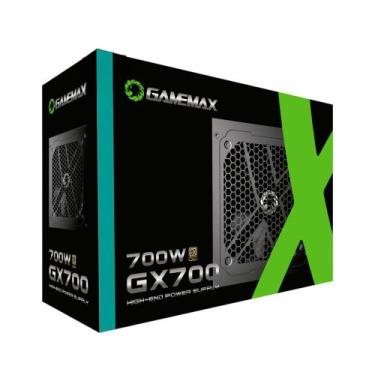 Imagem de Fonte de Alimentação GX700 80 Plus Gold 700W Black Gamemax - 001000081