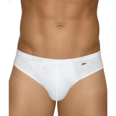 Imagem de Cueca Slip Light Zorba 772 Forro Frontal 100% Algodão, Branco, M