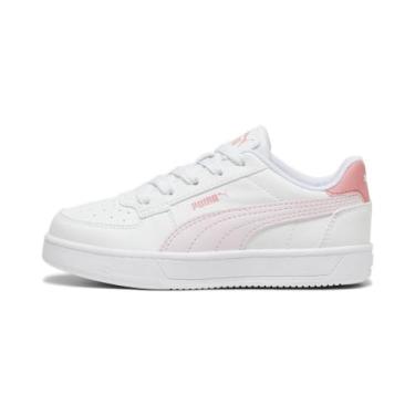 Imagem de PUMA Tênis Caven, branco-Whisp of Pink-Maracujá, 2,5 EUA unissex criança pequena, Puma Toque branco de maracujá rosa, 15