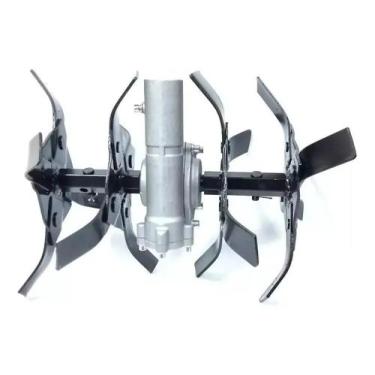 Imagem de Enxada Rotativa Cultivadora P/roçadeira Sthil Tubo 28mm Eixo 5.6 Quadr