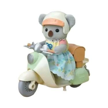 Imagem de Meninas Sylvanian Families Koala Motocicleta Chaveiro Figura Cega Conj
