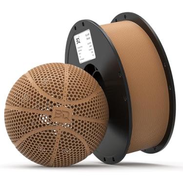 Imagem de Filamento de impressora 3D flexível BIQU PLA-HR especificamente para impressão de bolas de basquete sem ar, carretel de 1,75 mm 1 kg (1 kg), filamento flexível resistente compatível com a maioria das