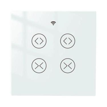Imagem de Interruptor Inteligente De Cortina Dupla, Wi-fi, Tuya Smart Life, Rf, 