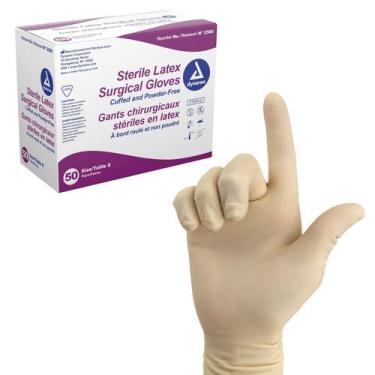 Imagem de Luvas cirúrgicas Dynarex Latex Sterile Powder-free tamanho 8
