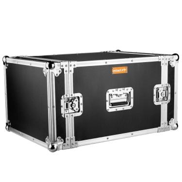 Imagem de Case Rack Potência 8U Profissional Com 2 Trilhos Roscados