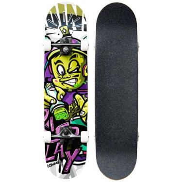 Imagem de Skate Semi Profissional Montado Completo Modelos 7.5 - ATITUDE MIX, VE