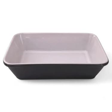 Imagem de Oxford Travessa Refratária Cool Grey, Porcelana, 26x18x5,6cm, 1,5L, Retangular, Própria para Forno e Micro-ondas (03)