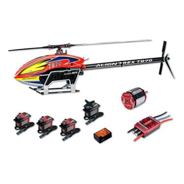 Imagem de Helicopetero Align TB70 TOP Combo Elétrico Aeromodelismo