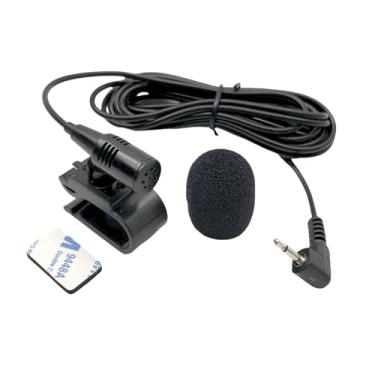 Imagem de Microfone de 3,5 mm com microfone viva-voz para carro, receptor estéreo compatível com JVC KD-X270BT KW-M150BT KW-M560BT KW-M740BT KW-V200BT KW-V240BT KW-V250BT KW-V25BT KW-V30BT KW-V320BT KW-V340BT