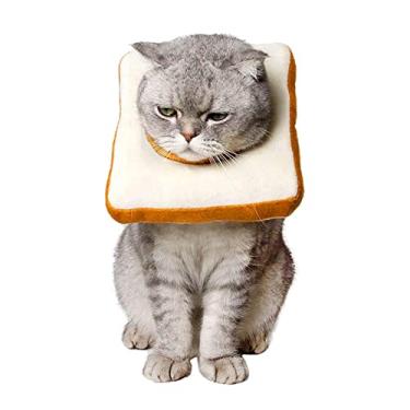 Imagem de Amakunft Coleira de cone ajustável para gatos macia, coleira de recuperação de gatos, cone de pescoço pós-cirurgia, coleira elisabetana para gatinho
