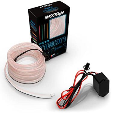 Imagem de Fita Neon Branca Para Painel de Carro 3 Metros