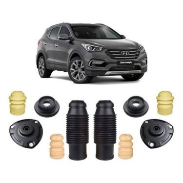 Imagem de Par Coxim Batente Dianteiro Traseiro Santa Fé 3.5 2011/2014