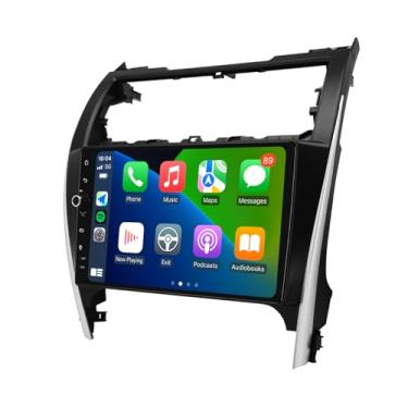 Imagem de JOYING Rádio de carro para Toyota Camry 2012 2013 2014, unidade de cabeça Android 13 com tela sensível ao toque IPS de 10,1 polegadas, plug and play, com carplay sem fio e Android Auto, link espelhado