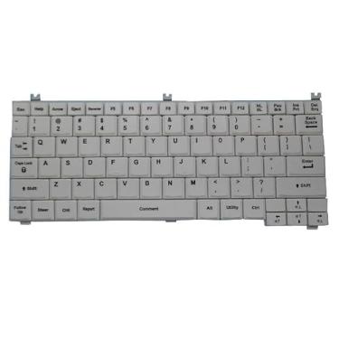 Imagem de Novo teclado de ultrassom para GE Healthcare Teclado de ultrassom para ACUSON NX3 Elite Branco Teclado Inglês EUA Novo