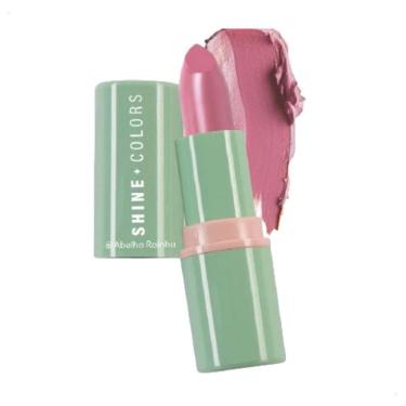 Imagem de Batom Matte Aveludado Rosé Veludo Fps Textura Macia Shine