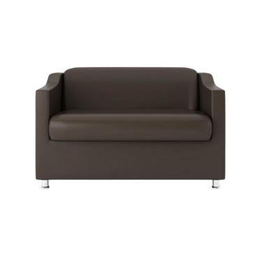 Imagem de Namoradeira Bia Decorativa Reforçada Recepção Clinica Salão Sala De Estar Courino