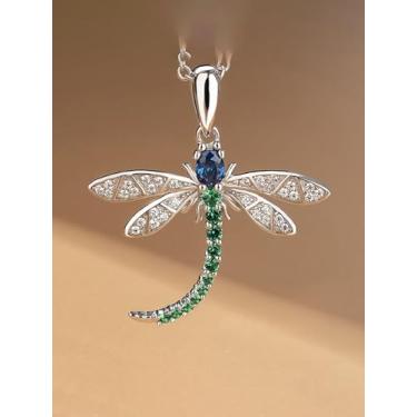 Imagem de 1 colar fofo de libélula para mulheres, joias femininas, presente de amizade, joias finas