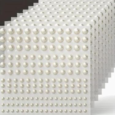 Imagem de 330 peças de adesivos autoadesivos, decoração, adequado para arte de celular e decoração de scrapbook artesanal. Tamanhos: 0,3 cm/0,4 cm/0,5 cm/0,6 cm