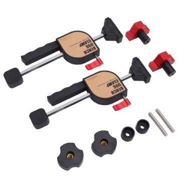 Imagem de Garosa Braçadeira para Cães de Bancada de 2 Peças, Elementos de Fixação de Bancada para Carpintaria Com Parafuso Ajustável e Almofada de Borracha para Fresagem, Perfuração, Serragem,