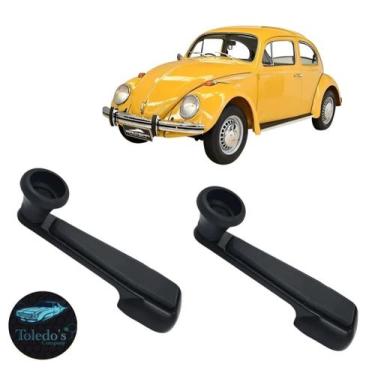 Imagem de Par de Manivelas Reguladora do vidro Fusca / Variant Preta . - Kaisa
