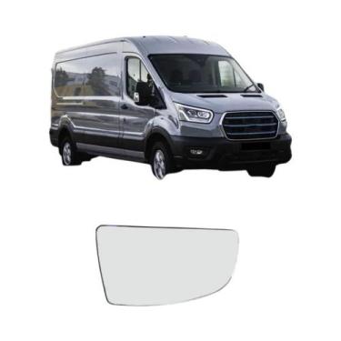 Imagem de Vidro Do Espelho Retrovisor Lateral Aquecido Para Ford Transit Van MK8