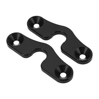 Imagem de Sun Visor Clip Repair Kit de Alumínio Alumínio Preto Anodizado para JK JL JLU Drivers Passageiros Sturdy Conveniente