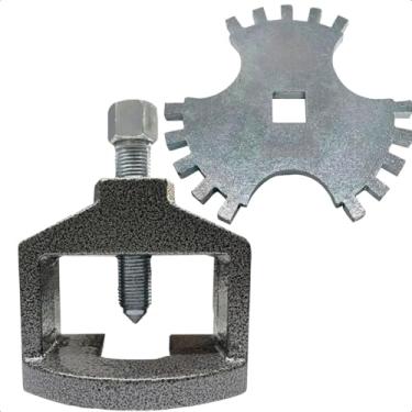 Imagem de Ferramenta para Porca Lateral do Câmbio GM + Saca Terminal Grande 2 Ton para Suspensão e Direção Automotiva