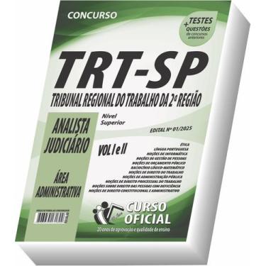 Imagem de Apostila Trt Sp - Analista Judiciário - Área Administrativa - Curso of