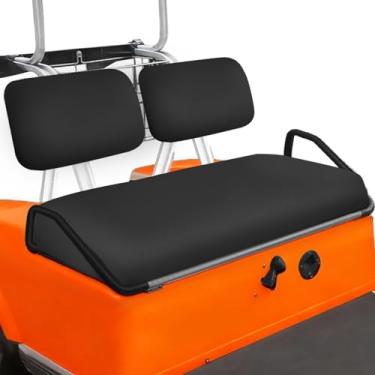 Imagem de RIZINKART Conjuntos de capas de assento de carrinho de golfe adequados para Yamaha G22 G19 G16 G14 G11 G9 G8 G2, Club Car DS Pre-2000 Aftermarket Almofada de assento frontal regular, tecido de malha