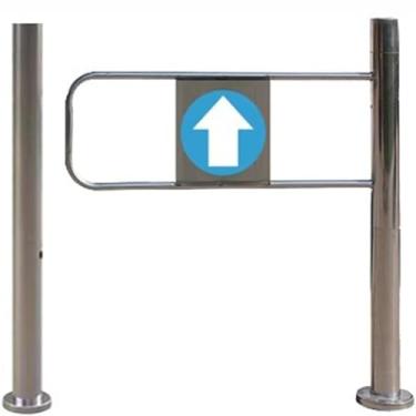 Imagem de Porta de segurança de entrada de supermercado, 50 60 70 80 90 100 cm passagem corredor entrada fechamento automático porta de 1 via para loja de biblioteca, shopping centers, importação, exportação