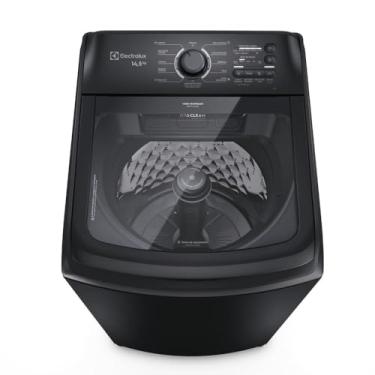 Imagem de Máquina de Lavar Electrolux 14,5kg Preta Efficient Cesto Inox Jet&Clean e Filtro Fiapos 220v LEP15