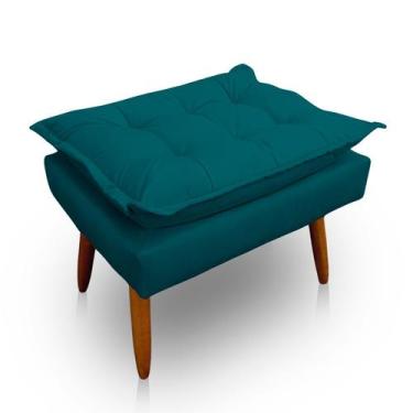 Imagem de Puff Opala Retangular para Sala e Quarto Suede  - LH Decor - Los Herma