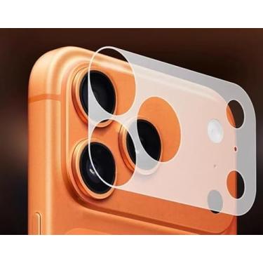 Imagem de IERWAN Adesivo protetor de lente para iPhone 17 Pro Max antiarranhões fosco câmera traseira protetora Flim-3 peças