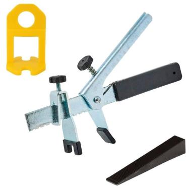 Imagem de Alicate De Aço + Cunha Preta Pacote + Nivelador Amarelo