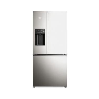 Imagem de Geladeira Electrolux Frost Free 540L Efficient com AutoSense e Dispenser de Água e Gelo 3 Portas Cor Inox Look (IM8IS)
