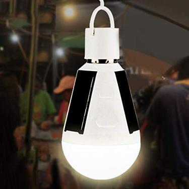 Imagem de Luz Solar Portátil com LED Recarregável Painel de Energia Lâmpada para Jardim Acampamento Barraca Caminhada Viagem