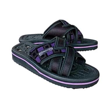 Imagem de Sandália Magnetica Feminina Trançada Ortopédica Má Circulação Kenko Im