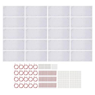 Imagem de FTVOGUE 20 Conjuntos de Folhas de Led Flexíveis, 200 Leds, 20w, Luz de Fundo Regulável, 4000k, Luz Branca Quente Com Adesivo para Parede, Teto, Iluminação de Sinalização de Mesa