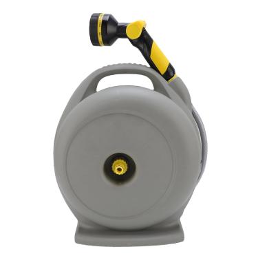 Imagem de Mingzhe Carretel de Mangueira de Jardim Retrátil Portátil Plástico Ao Ar Livre Carretel Mangueira Jardim Rega Carro Pet Lavagem Irrigação do