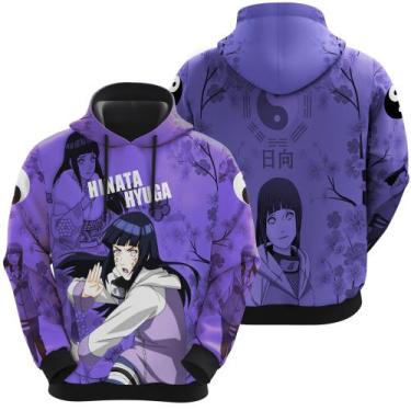 Imagem de Blusa De Moletom Hinata Hyuga Naruto Shippuden Desenho Anime - Exo, M