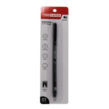 Imagem de Caneta Marcador Permanente Preto - Yins Paper