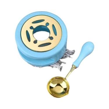 Imagem de Conjunto De Derretimento De Cera De Madeira Com Colher E Aquecedor De 