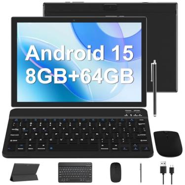 Imagem de CUPEISI Tablets Android 12, Tablet de 10,1 Polegadas 2 Gb + 32 Gb Quad-Core Tablet, Fhd 1280X800 Display Tablet, 6000Mah Battey, 8Mp Dual Camera, Jogos, Wi-Fi, Bt Tableta Pc (Prata)