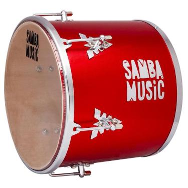 Imagem de Repique De Mão 30X12 Samba Music Vermelho